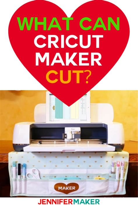 Cricut Maker Materials: What Can It Cut? - Jennifer Maker