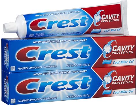 *HOT* Crest Cavity Protection Gel Toothpaste Cool Mint Gel, 6.4 oz., (Pack of 2), Lowest Price ...