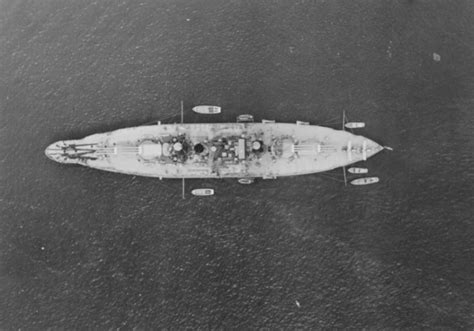 USS Arizona (BB-39) from above