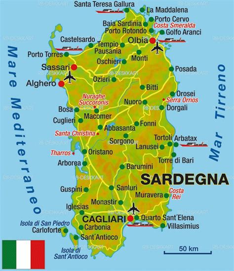 Best Beaches In Sardinia Map - Printable Maps Online