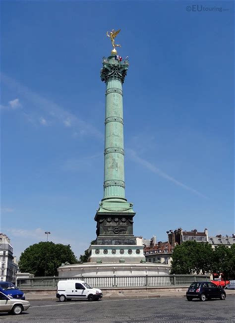 HD Photographs Of Colonne de Juillet In Bastille Square Paris France