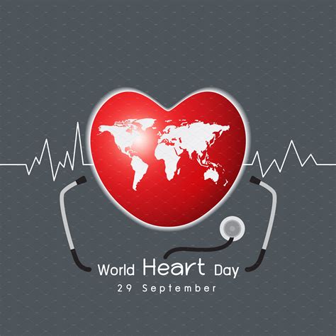 World heart day concept | Pre-Designed Illustrator Graphics ~ Creative Market