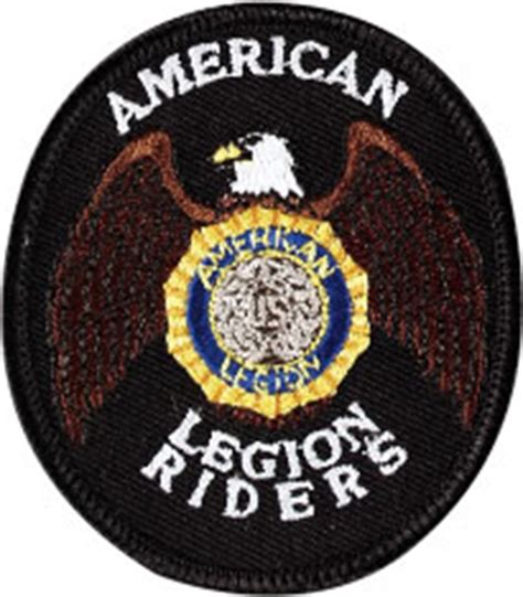 Legion Riders Mini Patch - American Legion Flag & Emblem