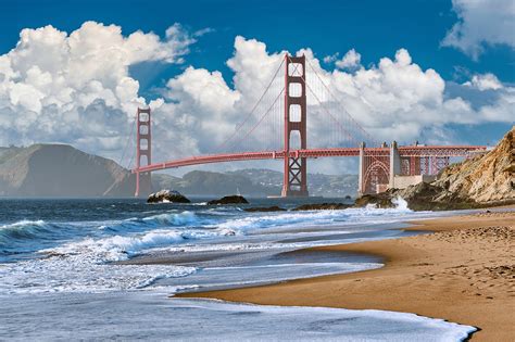 Baker Beach in San Francisco - Relax at the Feet of Serpentine Cliffs ...