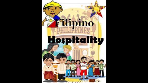 Filipino Hospitality Culture Cartoon