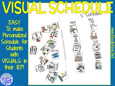 Visual Schedule feat Boardmaker for SpEd and Autism Units-Printable and ...