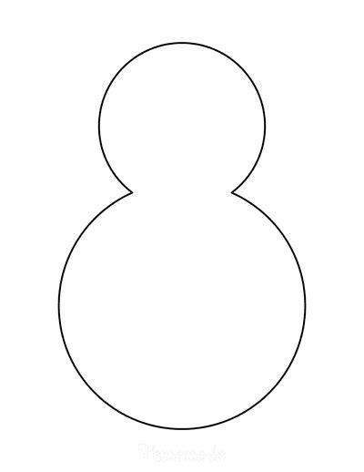 Free Printable Snowman Templates for Crafts