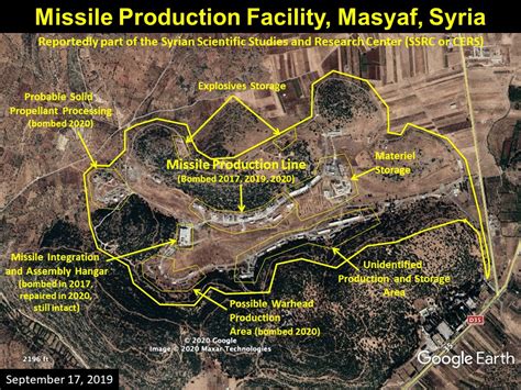 Serial Bombings Observed at Masyaf, Syria | Institute for Science and ...