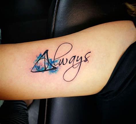 harry potter ink 9 (1) | Always tattoo, Minimalist tattoo, Clever tattoos