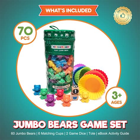 Deluxe Counting Bears Game Set / Kids Korner Toys