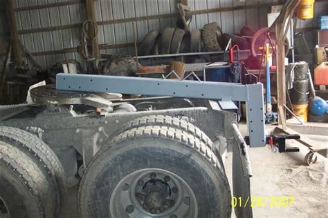 Semi Truck Hitch for Pulling Cultivators and Plows