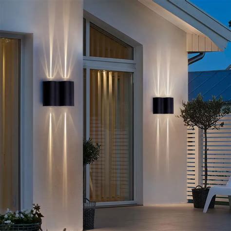 led-wall-light-outdoor-waterproof-exterior-light-modern-led-balcony-light-home-lighting ...