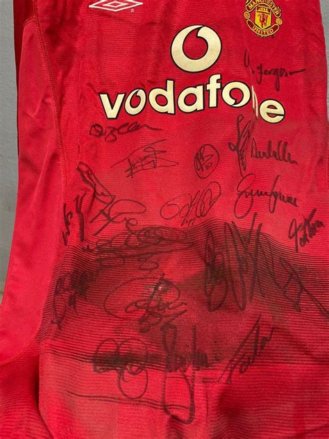 Signed Manchester United Jersey shirt collection items man utd, Men's ...