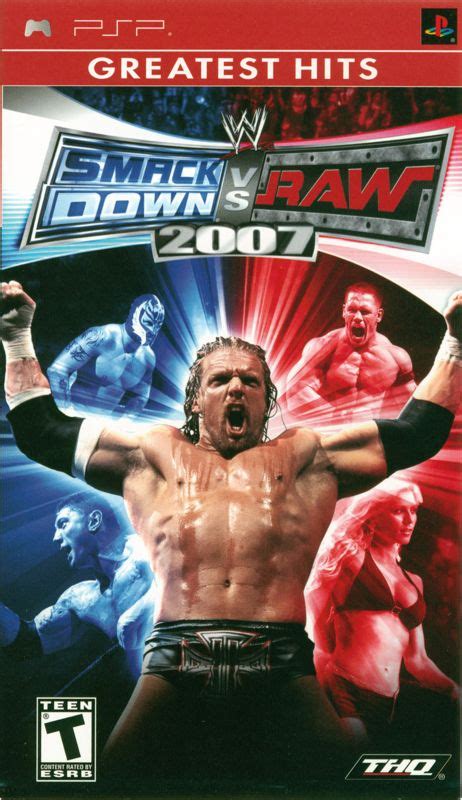 WWE Smackdown vs. Raw 2007 (2006) PSP box cover art - MobyGames