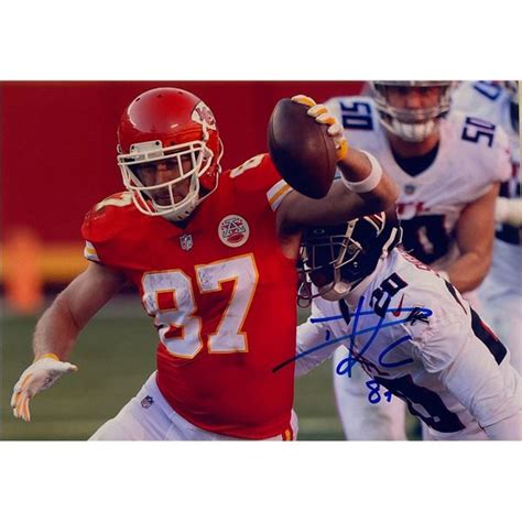 Autograph Signed Travis Kelce Photo