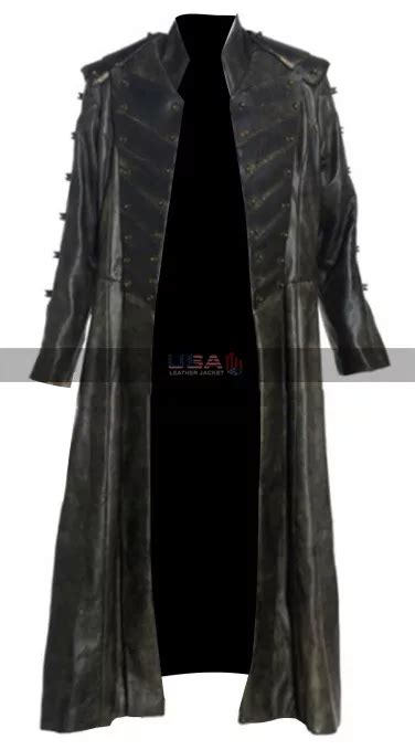 Stargate Atlantis The Wraith Cosplay Costume Black Long Coat