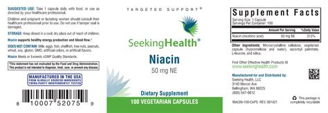 Niacin - 100 Capsules | Healthy Habits Living