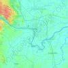 Laos topographic maps, elevation, terrain