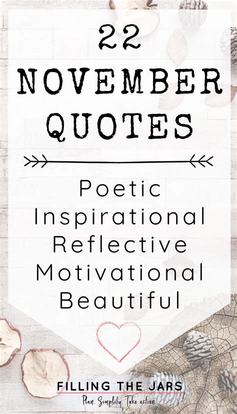 22 November Quotes for Inspiration and Reflection | Filling the Jars