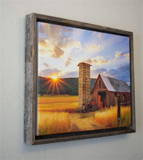 BarnwoodUSA Rustic Canvas Frame for pictures, Oil Paintings & Wall Art - Barnwood USA