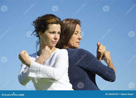 Female team ready to fight stock photo. Image of enemies - 25004530