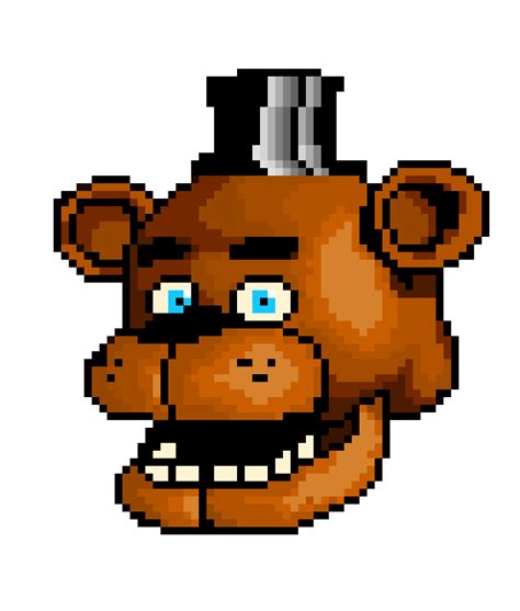 Freddy Fazbear Pixel Art by Dragon97586 on DeviantArt