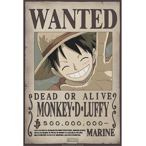 Luffy New Wanted Poster