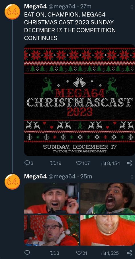 Christmas cast 2023 announced : r/mega64