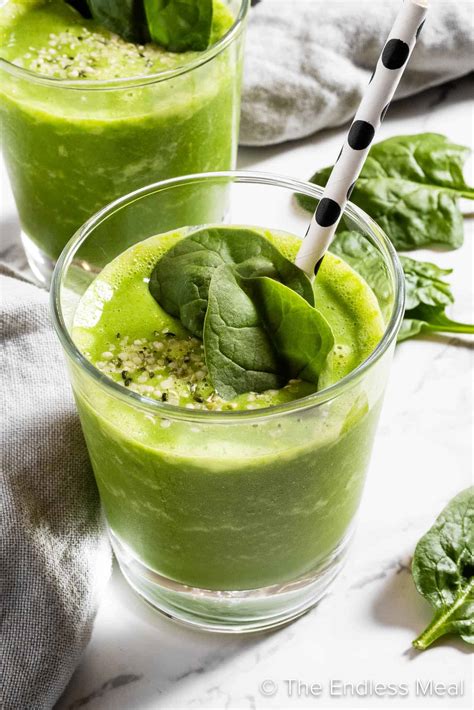 Spinach Smoothie - The Endless Meal®