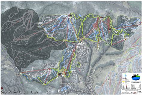 Utah Ski Maps | Deer Valley Ski Resort Trail Map