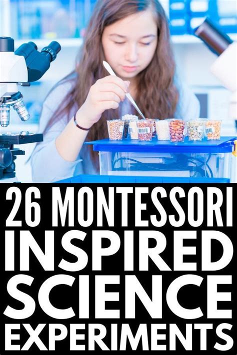 Hands On Learning: 26 Super Fun Montessori Science Experiments ...