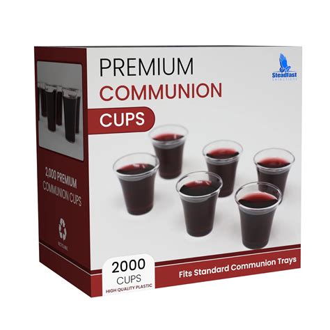 Steadfast Selections - Bulk Premium 2000 Plastic Communion Cups ...