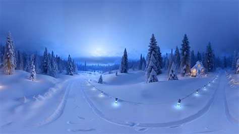 HDRI Stylized Winter Fantasy - 8k in Textures - UE Marketplace