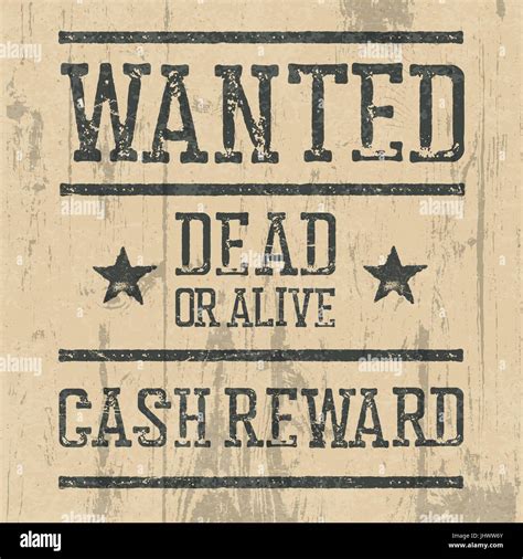 Wanted Poster Template Stock Photos & Wanted Poster Template Stock Images - Alamy