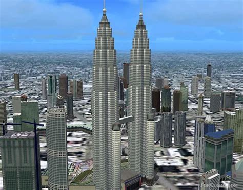 FSX FS2004 Scenery City Kuala Lumpur Malaysia Fly