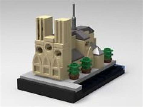 LEGO Architecture Paris Notre Dame de Paris PDF instructions custom ...