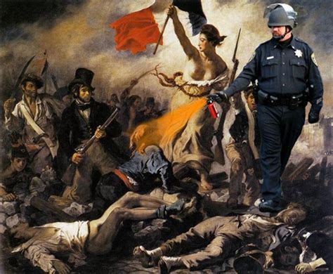 Pepper Spray Cop Meme Walks Through Art History