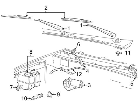 Ford Explorer Sport Trac Windshield Wiper Linkage (Front) - F77Z17567BA ...