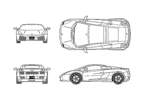 Download drawing Lamborghini Gallardo SE Coupe 2005 in ai pdf png svg ...