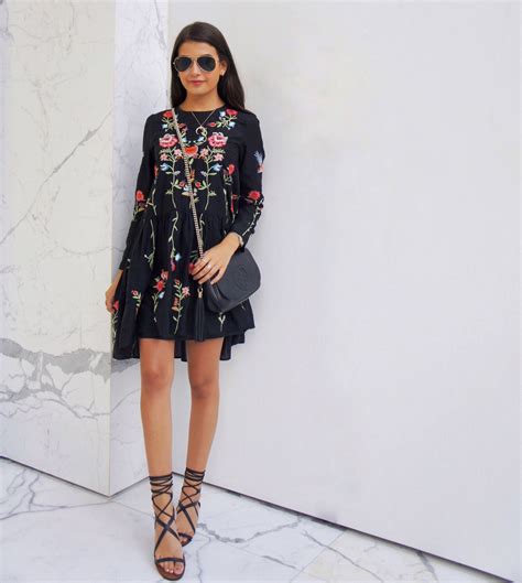 Floral embroidered Zara dress | Fashion, Womens fashion boho, Fashion ...