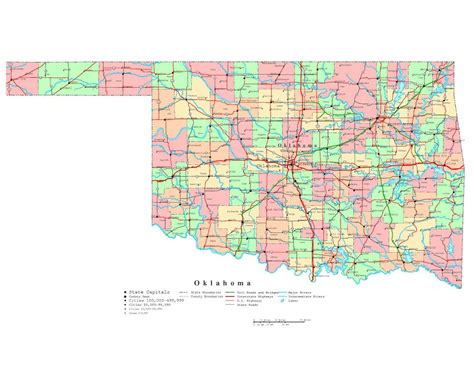 Maps of Oklahoma | Collection of maps of Oklahoma state | USA | Maps of the USA | Maps ...