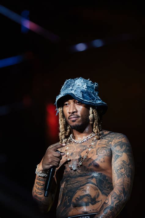 Rapper Future Without Glasses