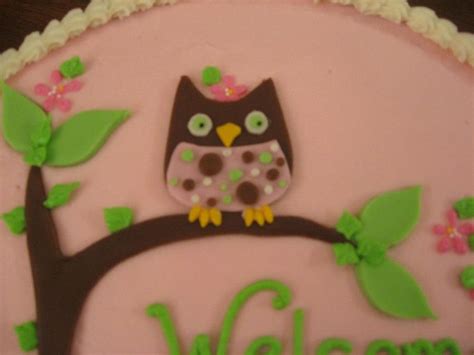 Owl Baby Shower - CakeCentral.com