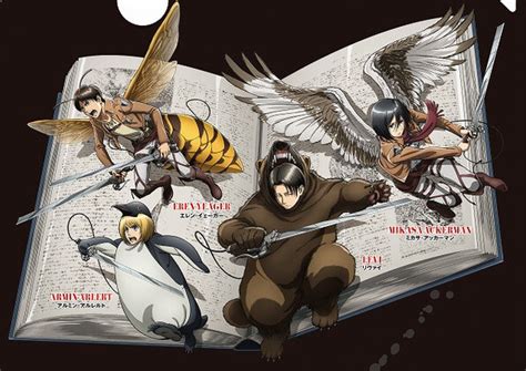 Attack on Titan Characters Transform Into Wild Animals! | Tokyo Otaku Mode News