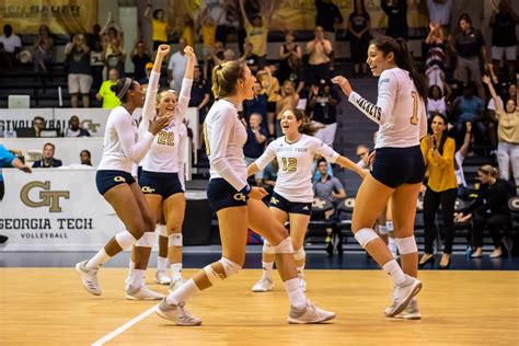 Georgia Tech Volleyball: Tech holds off late georgia charge to win in five sets - From The ...