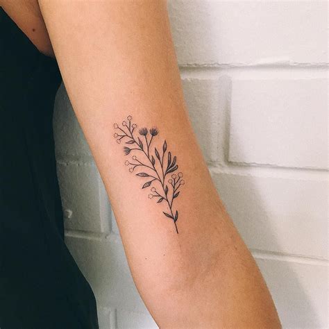 Australian Flower Tattoo on Arm