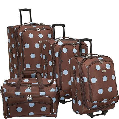 Buy the American Flyer Grande Dots 4-Piece Luggage Set at eBags ...