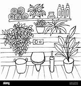 Cozy toilet Interior coloring Page Stock Vector Image & Art  Alamy sketch template