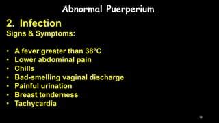 Puerperium and Postpartum Period | PPT