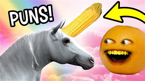 Annoying Orange - Puns Puns Puns! (Supercut) - YouTube